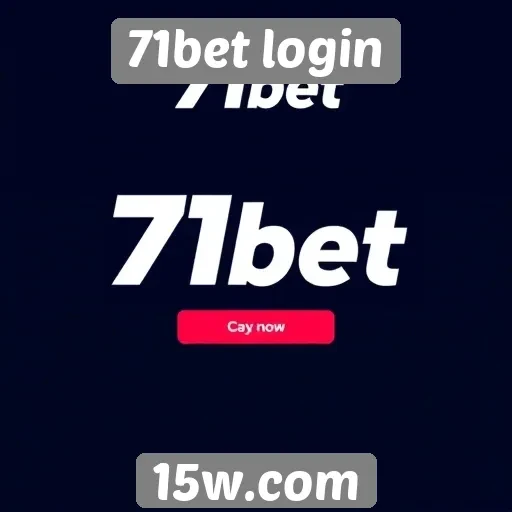 Facilidades do login no site 71bet