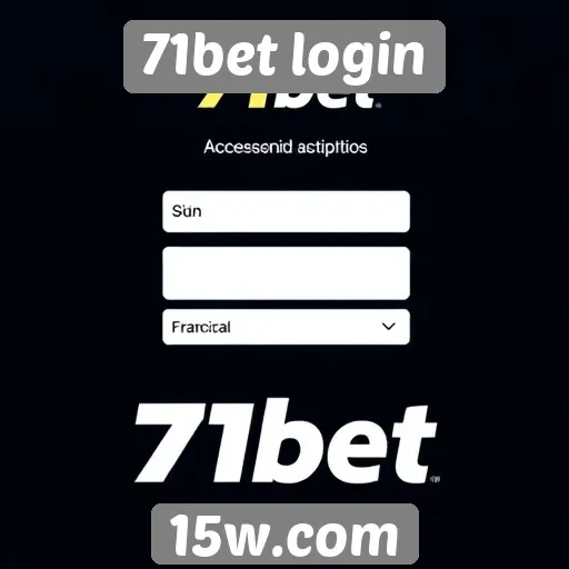 Guia de acesso ao site 71bet login